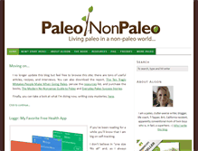 Tablet Screenshot of paleononpaleo.com